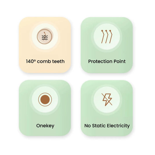 Multi-functional Pet Grooming Comb - One-Key Deep Deshedding & Hair Removal for Cats & Dogs