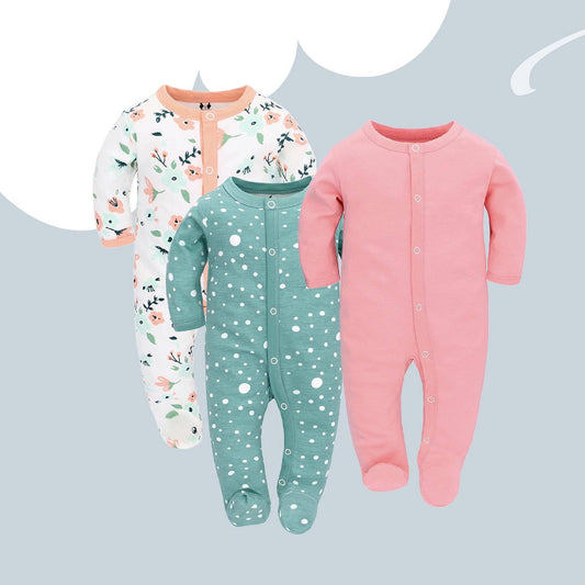 Sleepy Cloud Footie Romper Sets